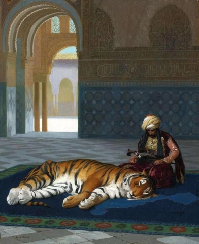 La tigre e il guardiano 1880