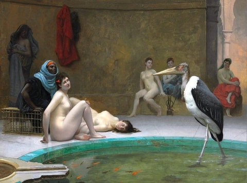 摩尔人浴场 - The Marabout，约 1889 年