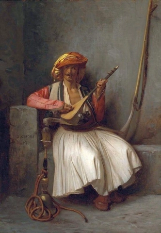 The Mandolin Player 1858