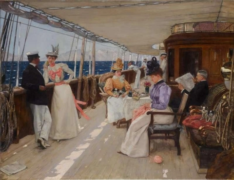 Navegando en el archipiélago 1898
