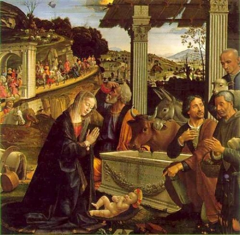 Ghirlandaio Domenico Adoration Of The Sheperds