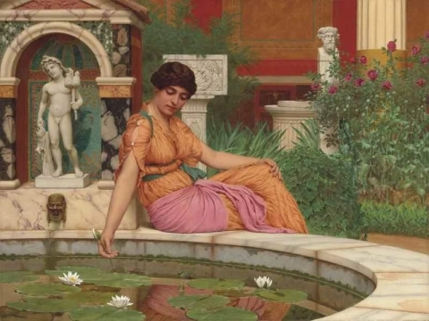 At Lily Pond 1917