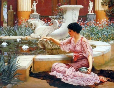A Pompeian Garden 1904