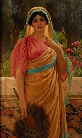 En romersk jente. En Reverie 1906