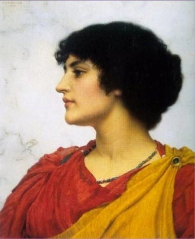 이탈리아 소녀의 머리 1902
