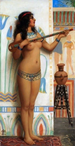 Study For An Egyptian Minstrel 1906