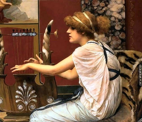 The Muse Erato At Her Lyre 1895
