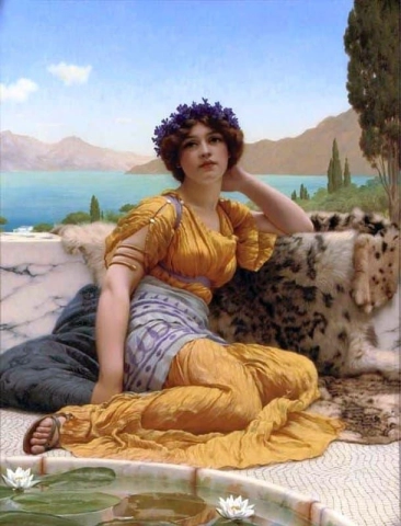 With Violets Wreathed And Robe Of Saffron Hue 1902