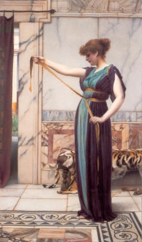 Een vrouw uit Pompeii - 1891