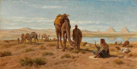 Morgen In Der Wüste Von Chun 1877