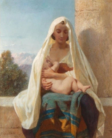 Moeder en kind 1861
