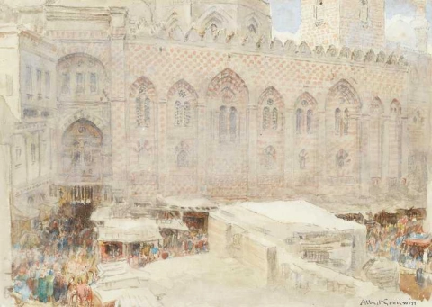 Un mercato al complesso Qalawun Il Cairo