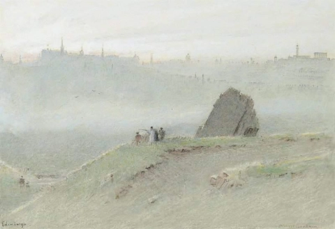 Эдинбург с места Артура С., 1924 год.