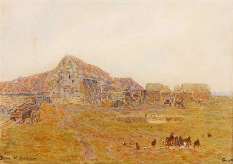 Bauernhof in Durham 1869