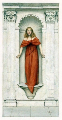 Portret van Carolina Gotch, ca. 1902