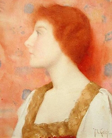 Portret van juffrouw Gilroy