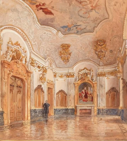 The Banquet Hall In The Building Of Vienna S Mercantile Community On Schwarzenbergplatz