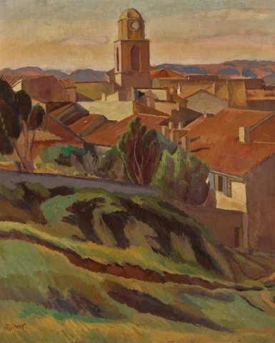 Vista de St Tropez cerca de 1921-22