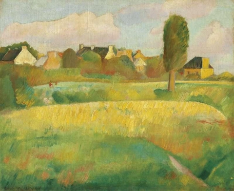 ブルターニュの風景 1920
