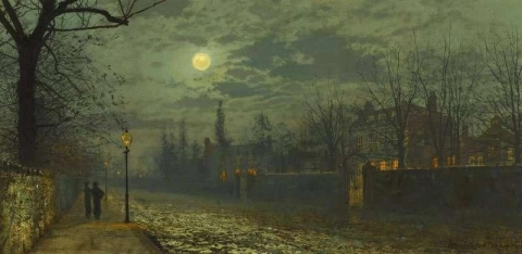 En månbelyst promenad 1882