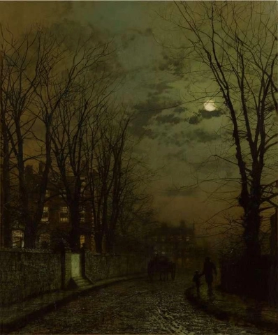 Una strada dello Yorkshire, novembre 1886