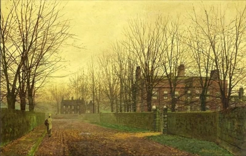 Herbstabendrot 1883