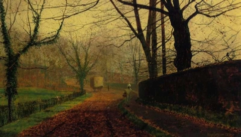 Herbstsonnenschein Stapelton Park 1880