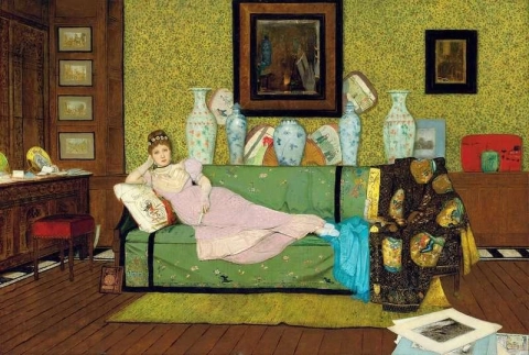 In The Artist S House 1878