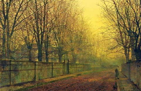 In The Golden Glow Of Autumn 1884