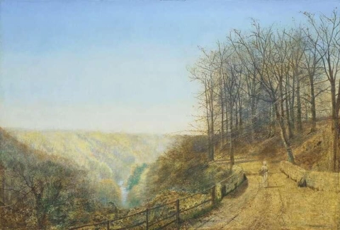 Late herfst op de Esk 1870