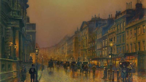 Londoner St. James Street nach 1880