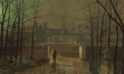 Влюбленные в переулке 1880