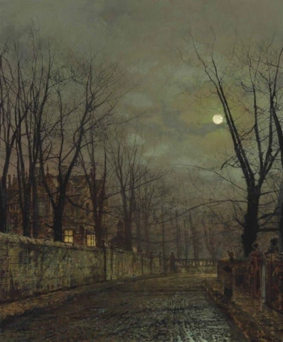 Mondlicht nach Regen 1884