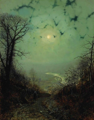 Al chiaro di luna Wharfedale 1871