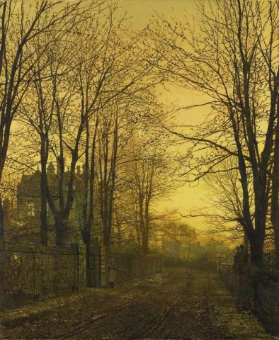 Oktober nach dem Glühen 1885
