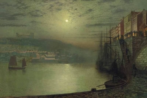 Whitby From The East Side 1877
