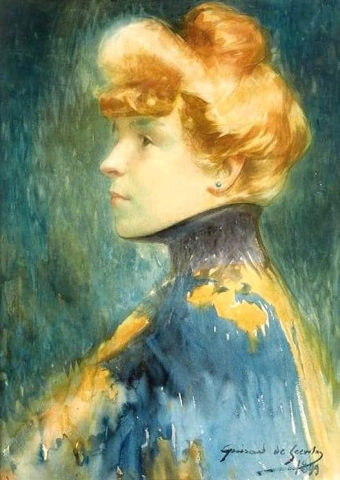 Jonge vrouw 1899