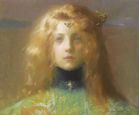 Jeune Fille De Face 1899