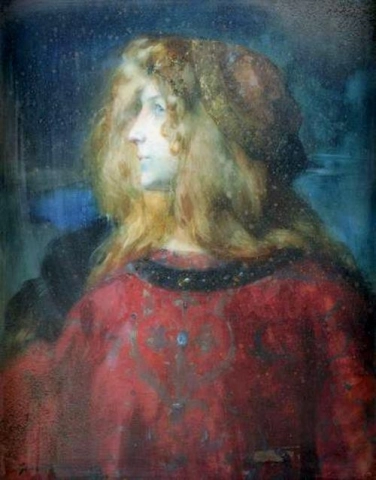 أميرة العصور الوسطى الشابة 1900