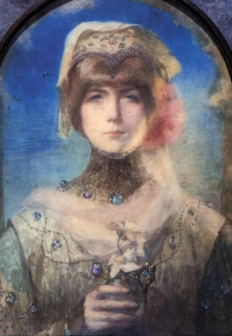 Prinsessan med påskliljor 1902