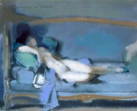 Nudo femminile sdraiato, 1923 circa