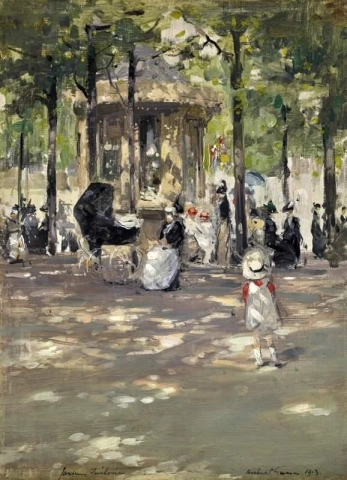 巴黎杜乐丽小咖啡馆 1913