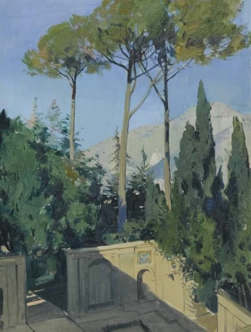 Der Garten der Villa D Este, ca. 1924
