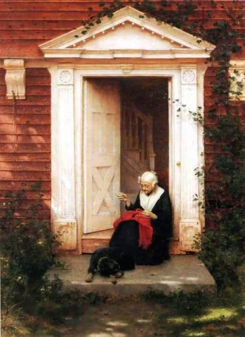Het werk van een vrouw is nooit klaar, 1882