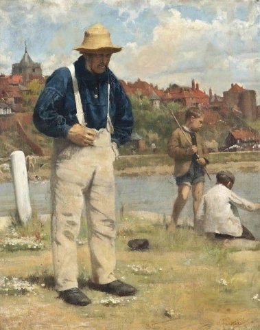 Ein Tag beim Fischen in Rye Sussex