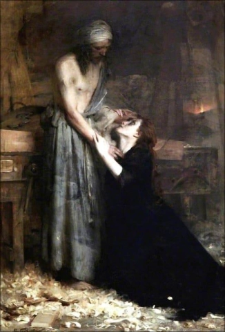 Christ And The Magdalene 1890
