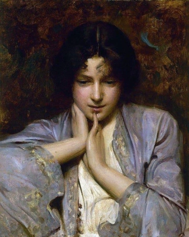 一个女孩的肖像 1896
