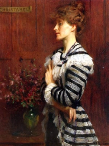 Portret van Christabel Cockerell 1900