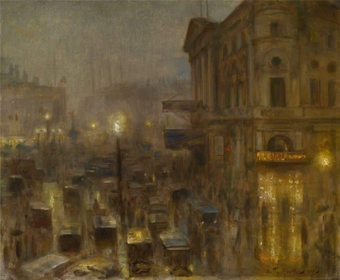 Ritorno dal matinée Piccadilly Circus 1911