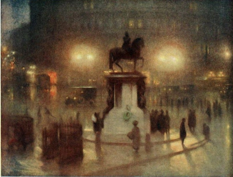 Trafalgar Square - King Charles Day 1919